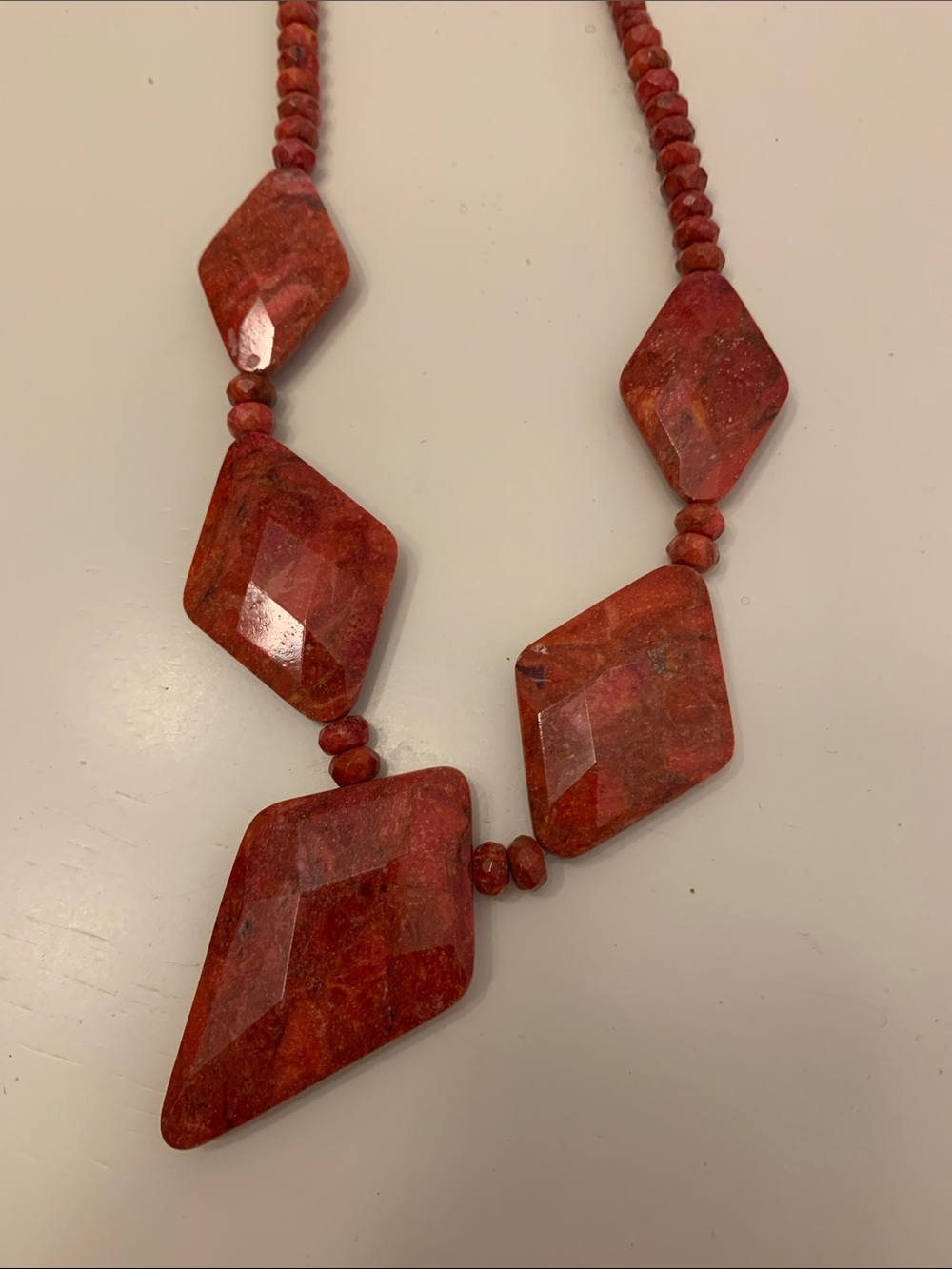 Jay King red coral necklace NWOT